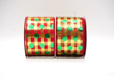 Decorative Metallic Polka Dot Wired Ribbon_KF9116.KF9117.KF9119 (2)